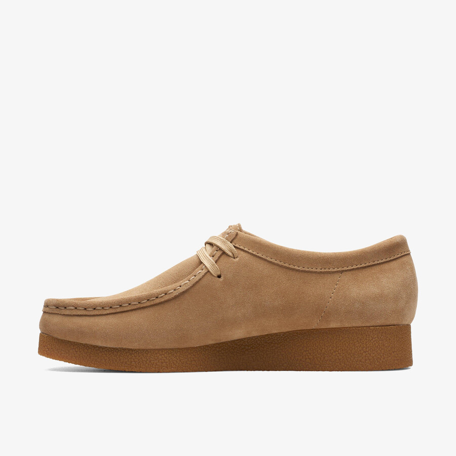 buty wallabee evo – zamsz w kolorze ciemnego piasku